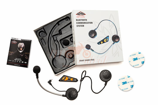 SMK A2 Bluetooth Headset for Twister, Glide and Hybrid Evo Helmets