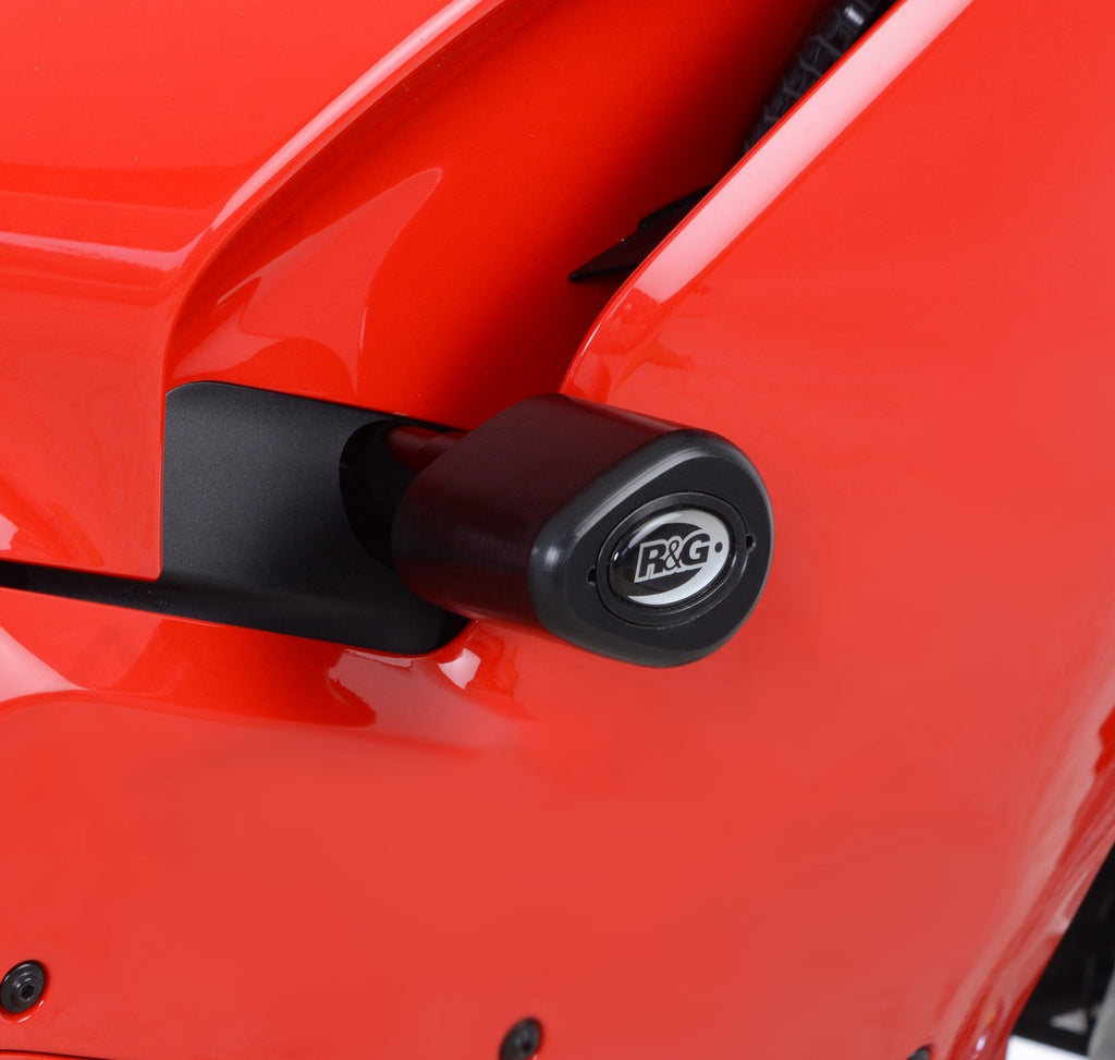 R&G Crash Protectors Aero Style for Panigale V4 '17, V4S and Speciale '18 Drill kit (CP0442BL)