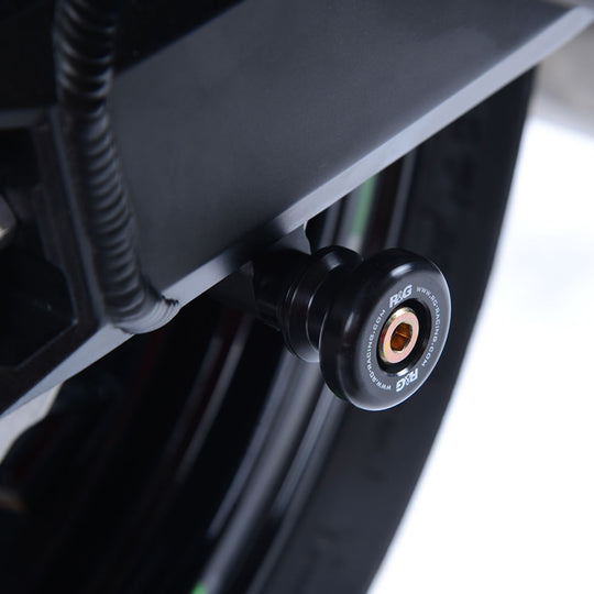 R&G Cotton Reels for Kawasaki Z900 '17, Z900RS '21, ZH2 '20 and Triumph Bonneville Bobber '17 (CR0057BK)