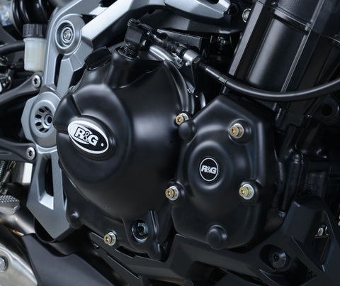 R&G Engine Case Cover Kit (3pc) for Kawasaki Z900 '17 models (KEC0099BK)