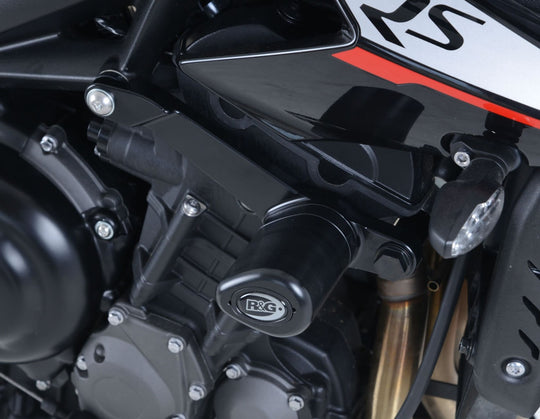 R&G Crash Protectors - Aero Style for Triumph Street Triple R / S / RS 765 '17 (CP0430BL)