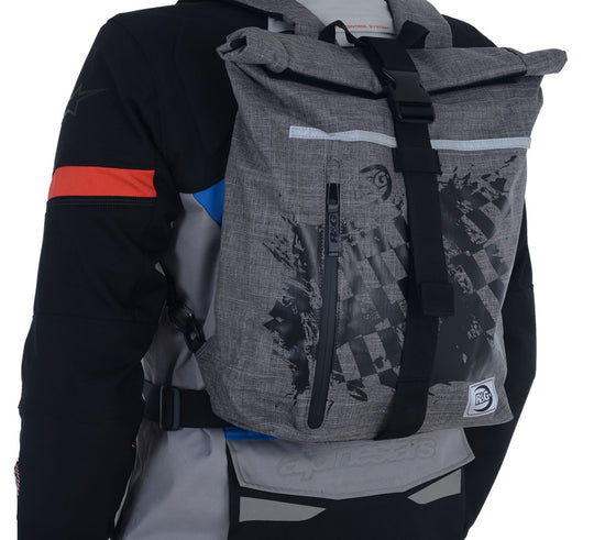 R&G Waterproof Roll-Top Rucksack (RTB0001GREY)