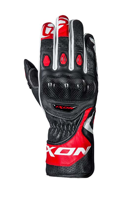 IXON RS CIRCUIT R GLOVES (BLACK RED)