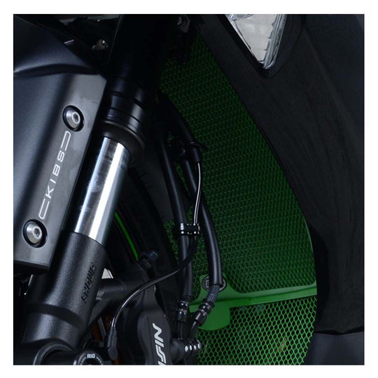 R&G Radiator Guard for Kawasaki ZX-6R '19 (RAD0243BK)