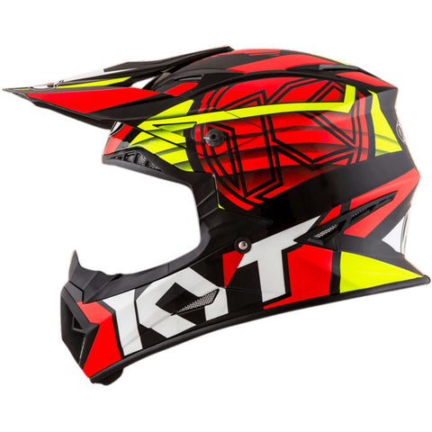 KYT Jumpshot #1 Gloss Black Red Helmet