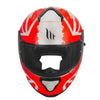 MT THUNDER 3 SV Kuffner Gloss Fluro Orange Helmet, Full Face Helmets, MT Helmets, Moto Central