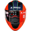 LS2 FF320 Stash Matt Navy Blue Orange Helmet