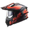 LS2 MX701 EXPLORER Alter Matt Black Fluro Orange Helmet