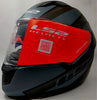 LS2 FF320 Rex Gloss Black Grey Helmet