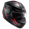 LS2 FF902 Scope Skid Gloss Black Red Helmet