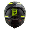 LS2 FF805 THUNDER Carbon Racing 1 Matt Hi Viz Yellow Helmet