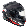 LS2 MX701 EXPLORER Carbon Frontier Gloss Titanium Red Helmet