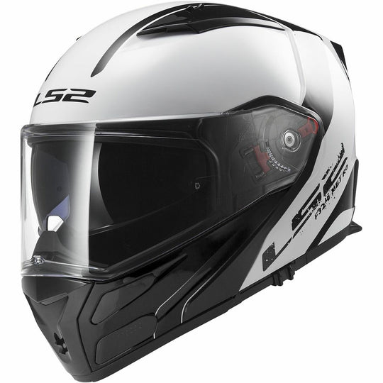 LS2 FF324 Metro Evo Rapid Gloss White Black Helmet