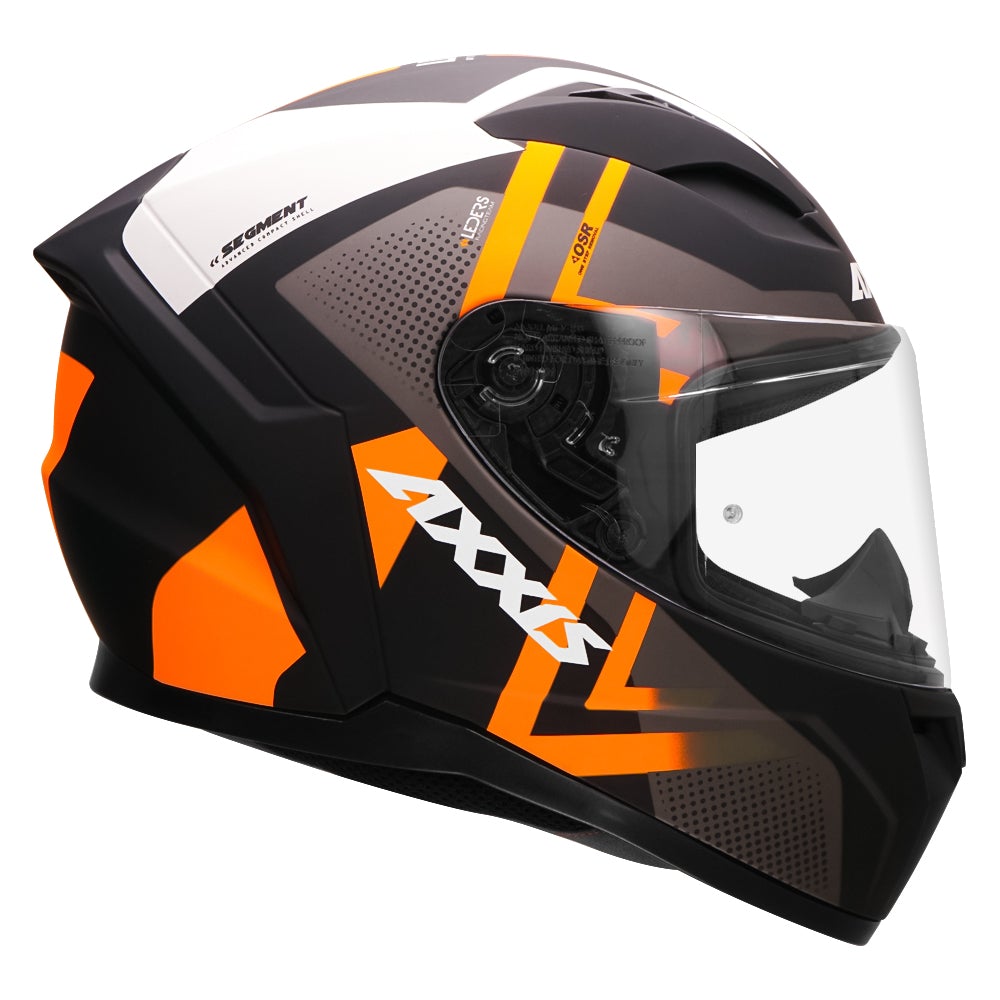 AXXIS Segment Leders Matt Fluro Orange Helmet