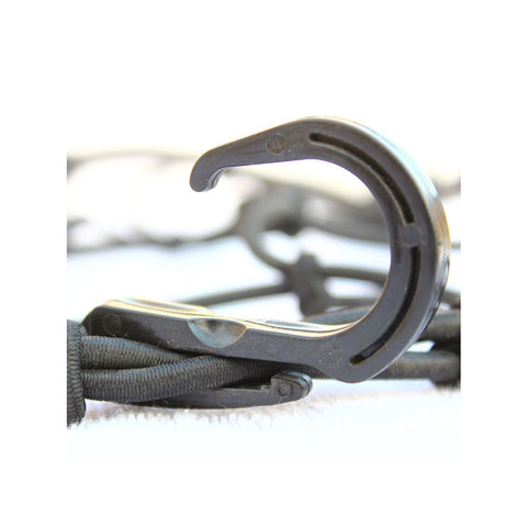 MOTOTECH Replacement Flexi Hooks (for Bungee Net) Pack of 8 Black