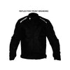 MOTOTECH Scrambler Air Motorcycle Riding Jacket v2 (Black)  (Without Armours and Rain Liner)