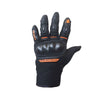 MOTOTECH Urbane Short Carbon Gloves Orange
