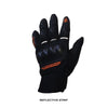 MOTOTECH Urbane Short Carbon Gloves Orange