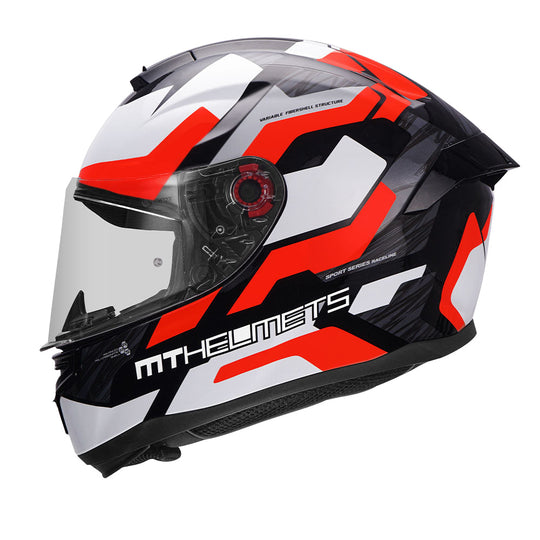 MT Hummer Scratch Gloss Red Helmet