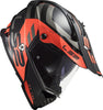 LS2 MX436 Pioneer Evo Adventurer Matt Black Orange Helmet