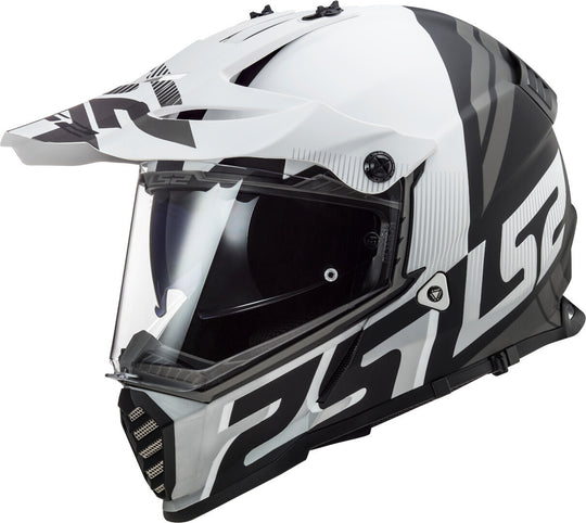 LS2 MX436 Pioneer Evo Evolve Matt White Black Helmet