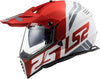 LS2 MX436 Pioneer Evo Evolve Matt Red White Helmet