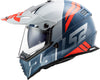 LS2 MX436 Pioneer Evo Evolve Matt White Cobalt Blue Helmet