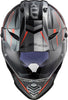 LS2 MX436 Pioneer Evo Knight Gloss Titanium Orange Helmet