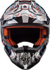 LS2 MX 437 Fast Beast Black White Matt Helmet, Full Face Helmets, LS2 Helmets, Moto Central