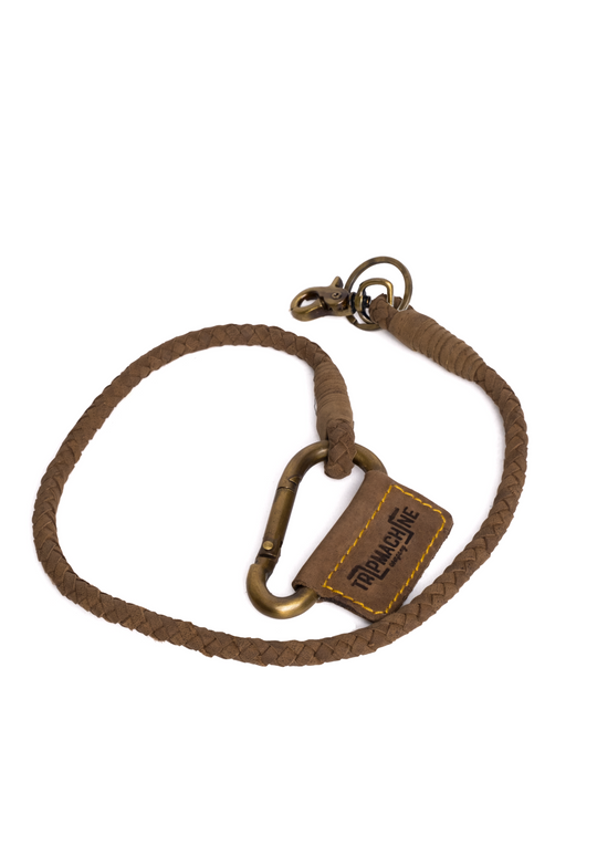 Trip Machine Braided Key Chain (Tobacco Brown)