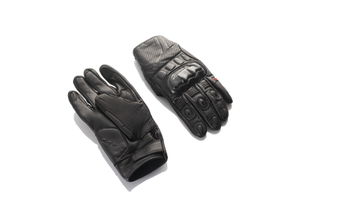 LS2 Semi Gauntlet Leather Gloves with Carbon Fiber LS2-17
