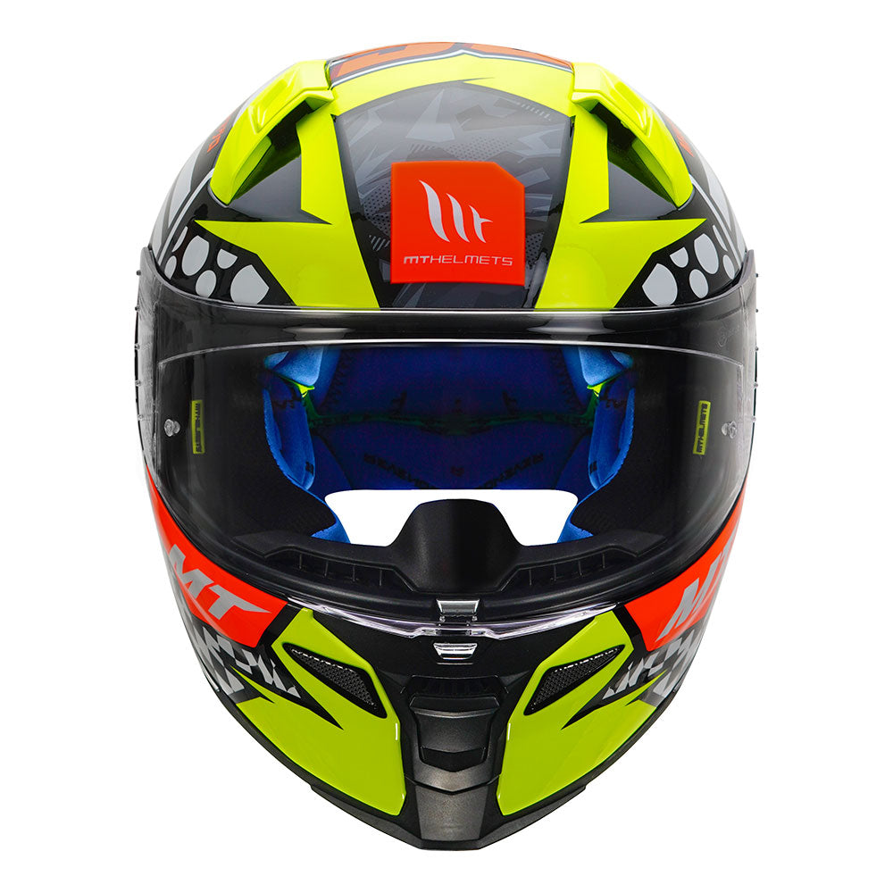 MT Revenge 2 Sergio Garcia Gloss Fluro Yellow Helmet– Moto Central
