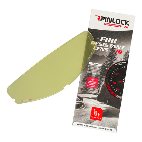 MT Spare Pinlock Anti fog Clear Lens for V28 Visors