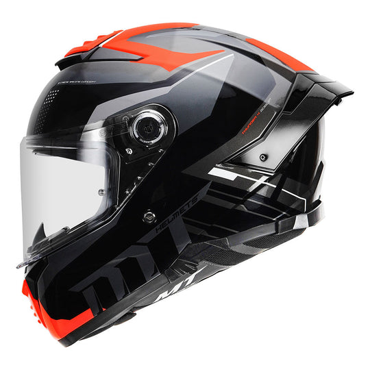 MT Thunder 4 SV Goblin Gloss Fluro Red Helmet