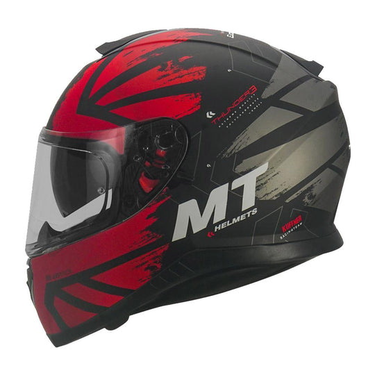 MT THUNDER 3 SV Kuffner Gloss Red Helmet