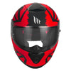 MT THUNDER 3 SV Kuffner Matt Red Helmet, Full Face Helmets, MT Helmets, Moto Central