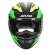 AXXIS Segment Now Matt Fluro Green Helmet