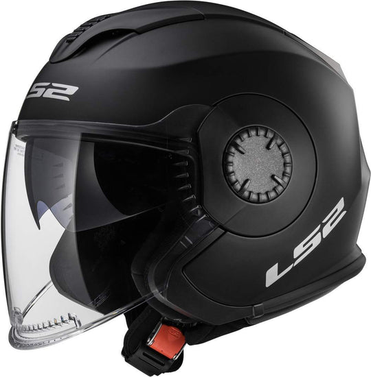 LS2 OF570 Verso Solid Black Matt Helmet