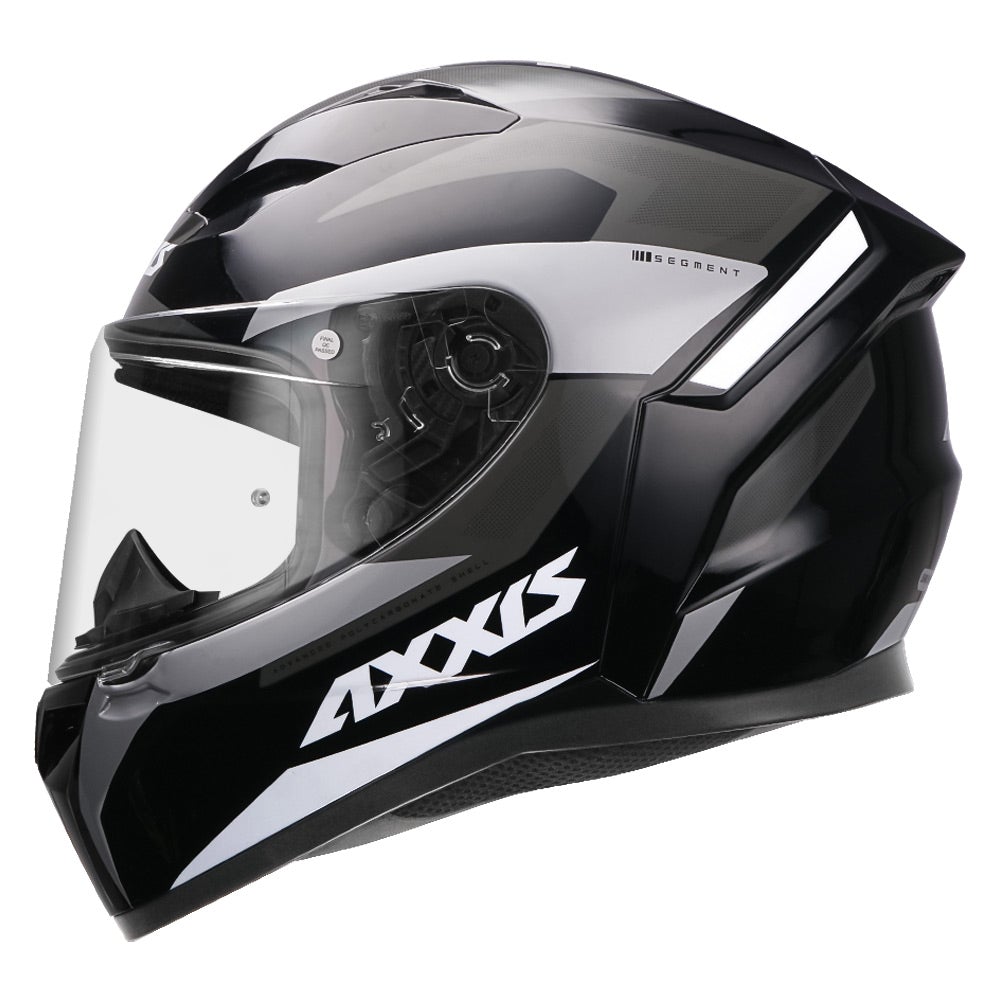 AXXIS Segment Ocean Gloss Grey Helmet