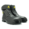 Orazo PICUS VWR 8inch Velcro Motorcycle Riding Boots (Black-Grey)