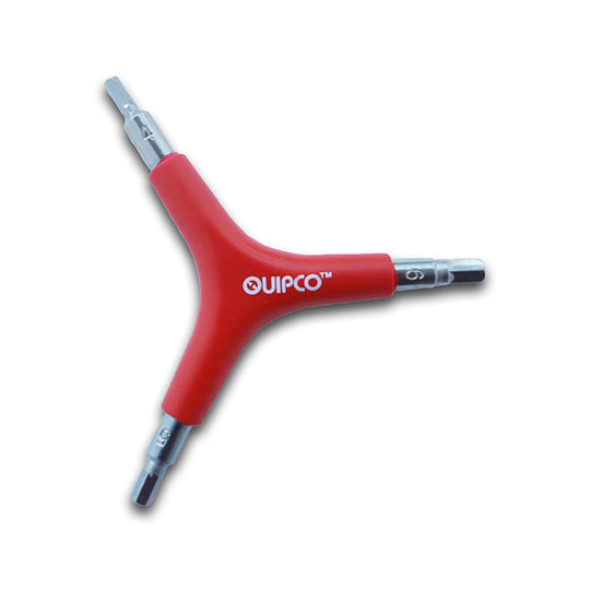QUIPCO Bicycle Allen (Hex) Key Tool 4/5/6mm Red