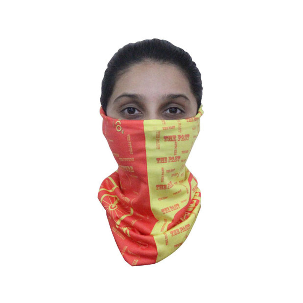 QUIPCO Dune Tube Future Multifunction Headwear (Red Yellow)