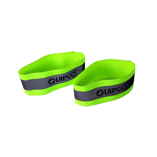 QUIPCO Flash Hi Viz Straps A Pair Fluro Green