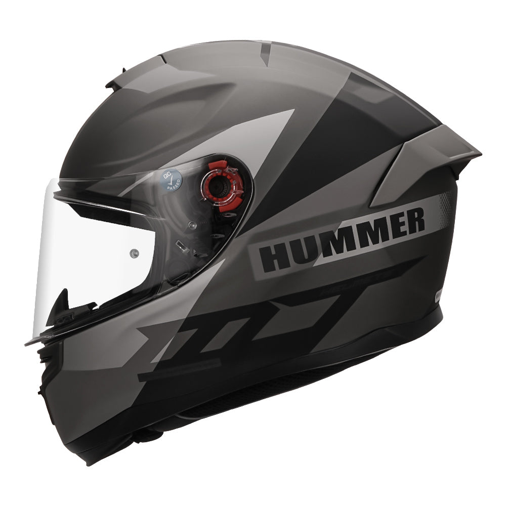MT Hummer QUO Matt Titanium Helmet