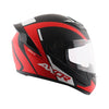 AXOR RAGE RTR Gloss Black Red Helmet