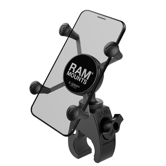 RAM Mounts Tough Claw Mount with Universal RAM X Grip Phone Cradle (RAM-HOL-UN7-400U)