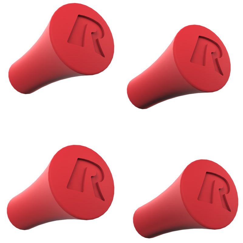 RAM Mounts X Grip Rubber Cap 4-Pack Replacement (Red) (RAP-UN-CAP-4-REDU)