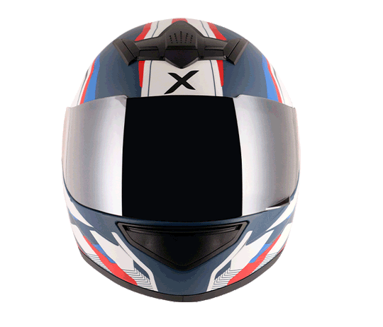 AXOR Rage Rash White Lagoon Blue Helmet