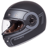 SMK Retro Seven Matt Black Grey (MA260) Helmet