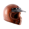 AXOR Retro Moto-X Orange Helmet